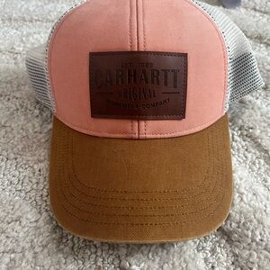 Carhartt Pink and Tan Mesh Cap